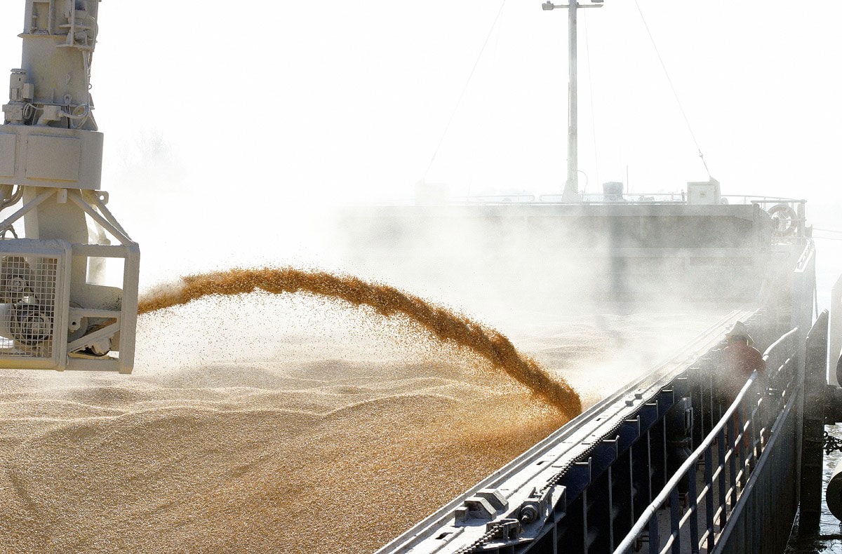 Bande projeteuse pour le sable