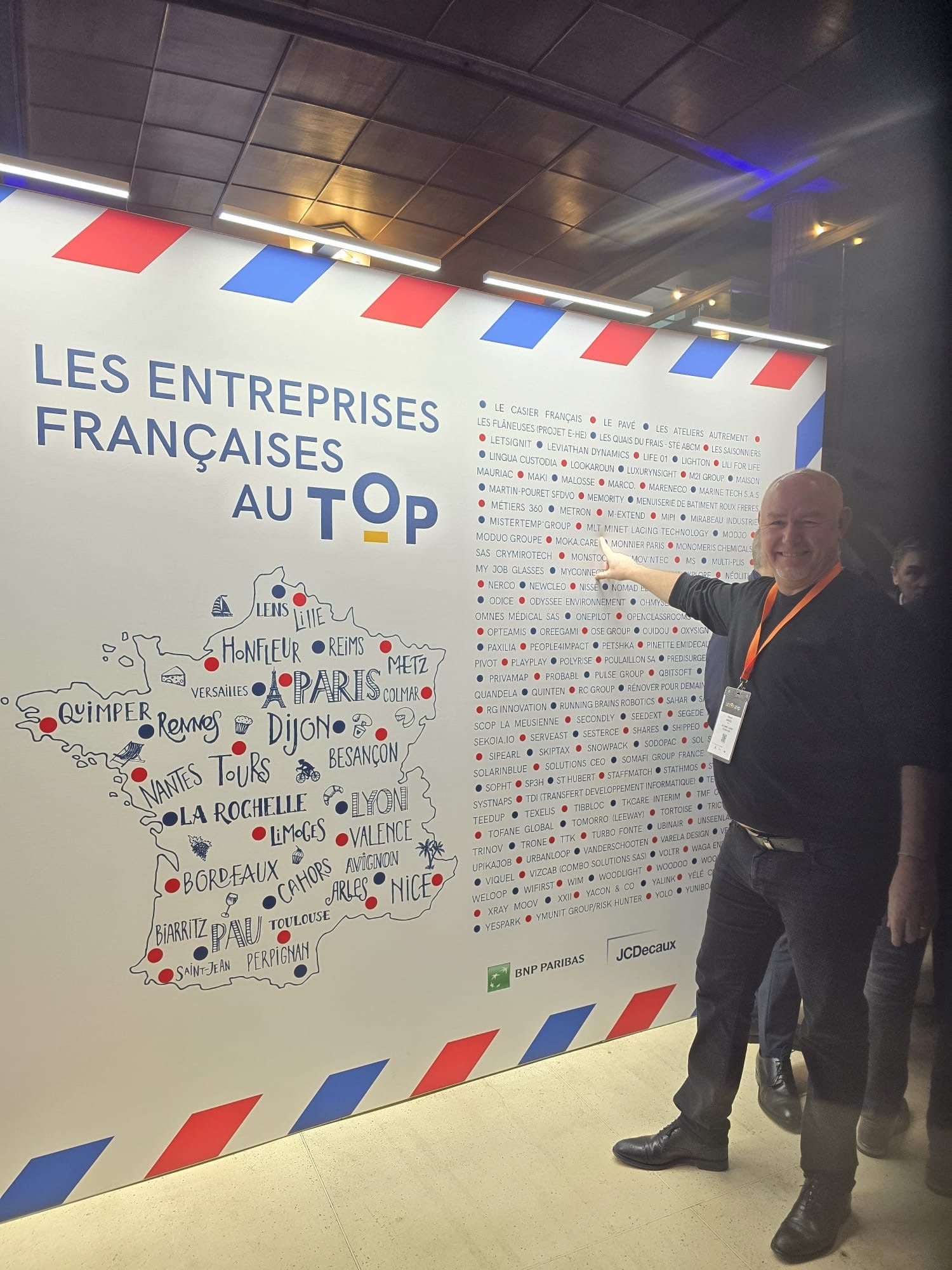 Patrick Vericel présent à l'événement Le Top Afep